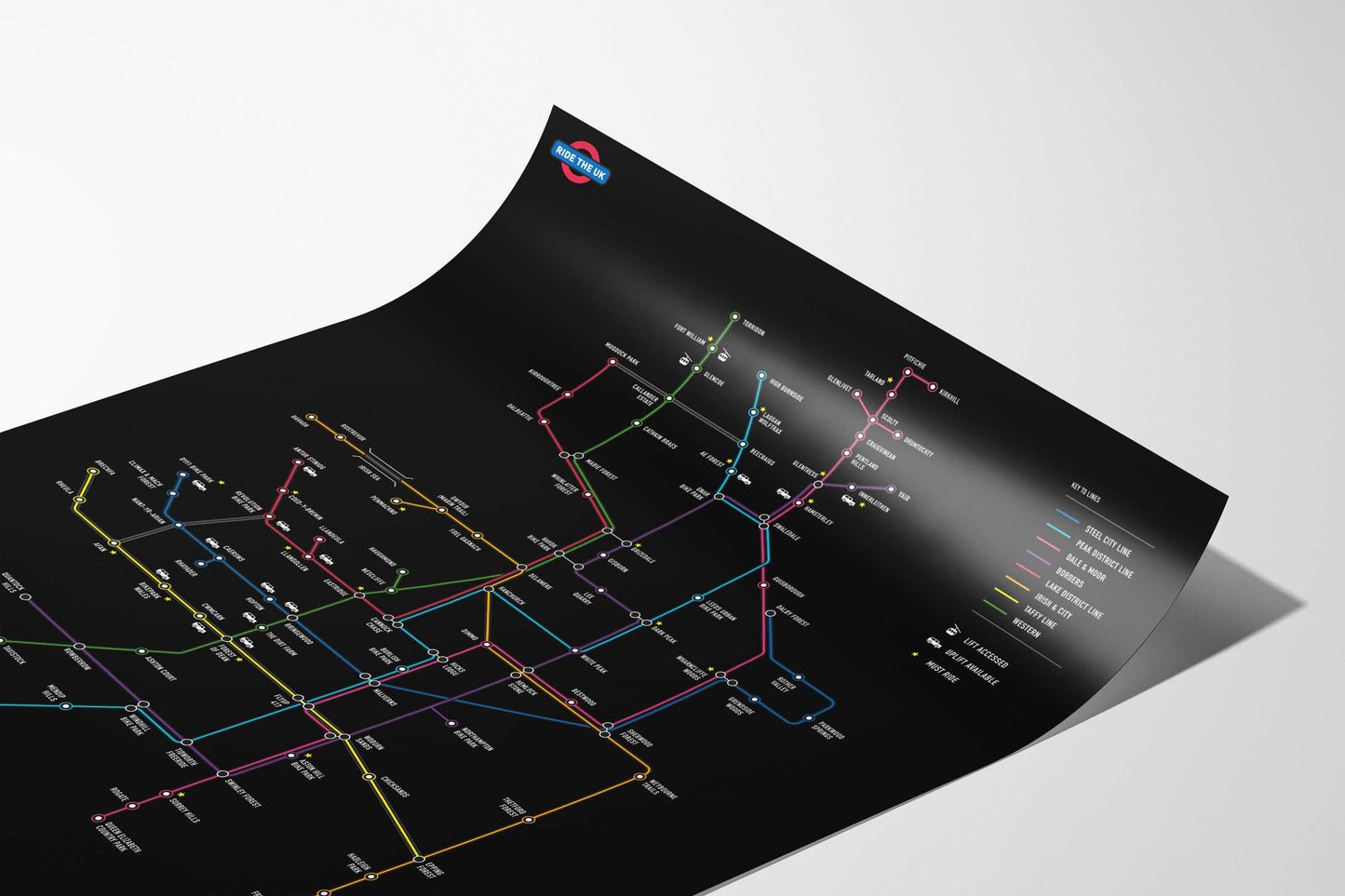 Mountain Bike Map of Britain