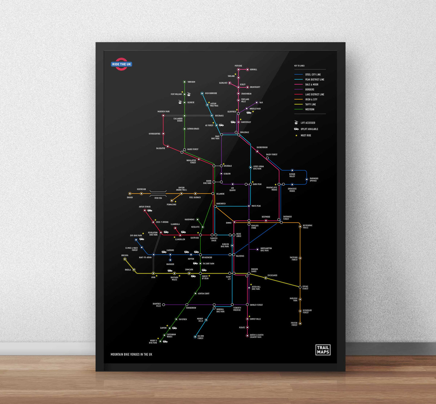 Mountain Bike Map of Britain