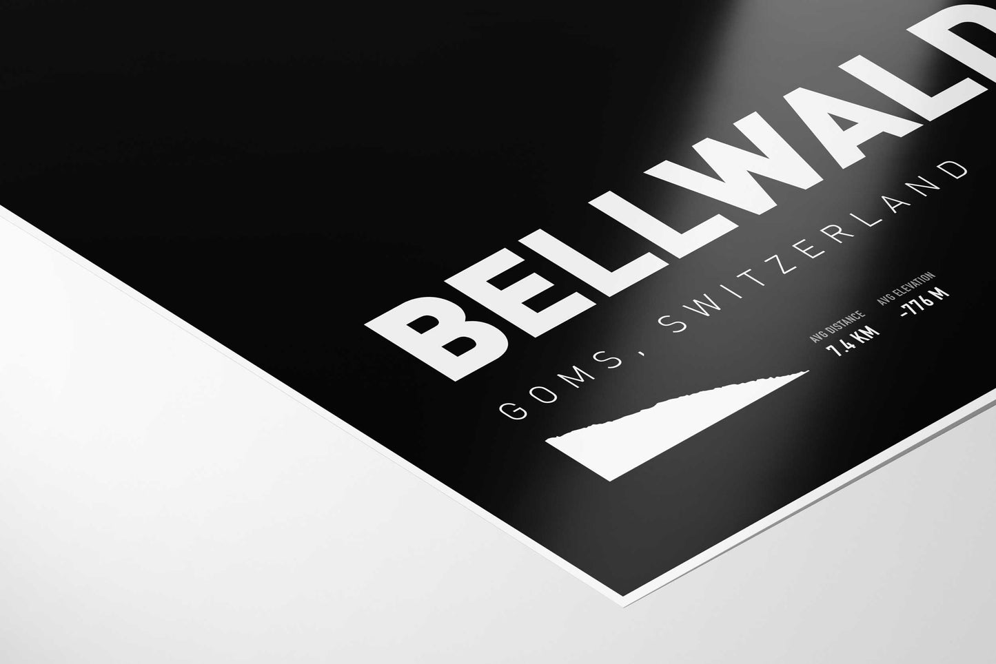 Bellwald Mountain Bike Art Print