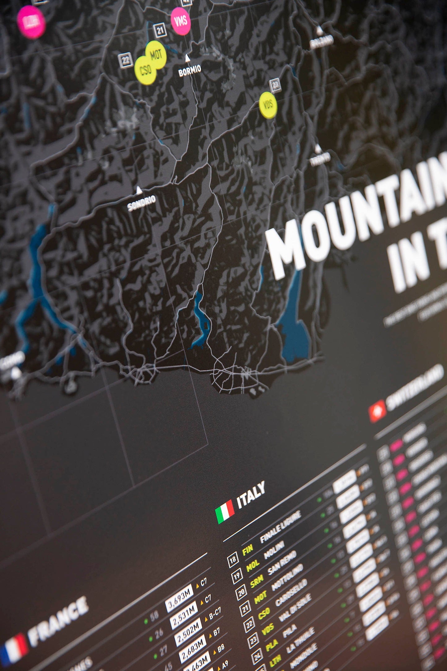 Mountain Bike Map of the Alps - TrailMaps.co.uk