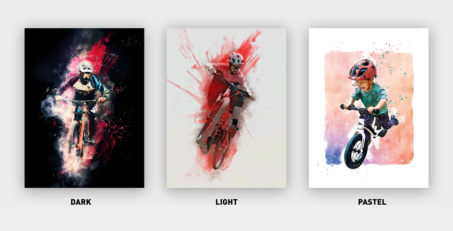 Motocross-Foto-Retusche-Grafik