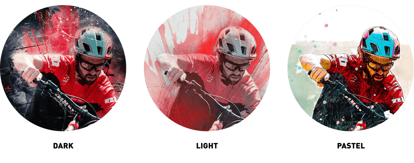 Mountainbike-Foto-Retusche-Grafik