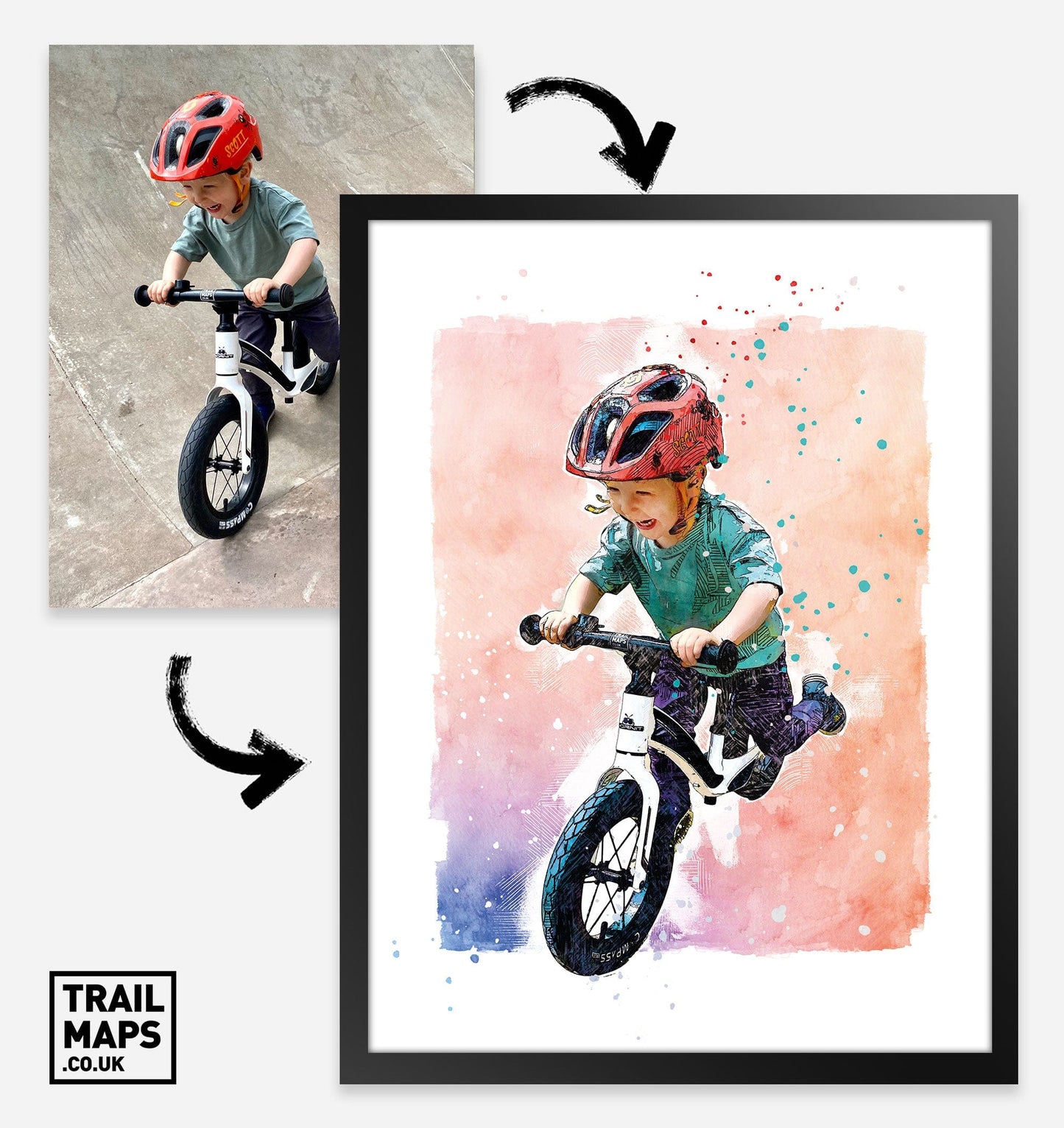 Mountainbike-Foto-Retusche-Grafik