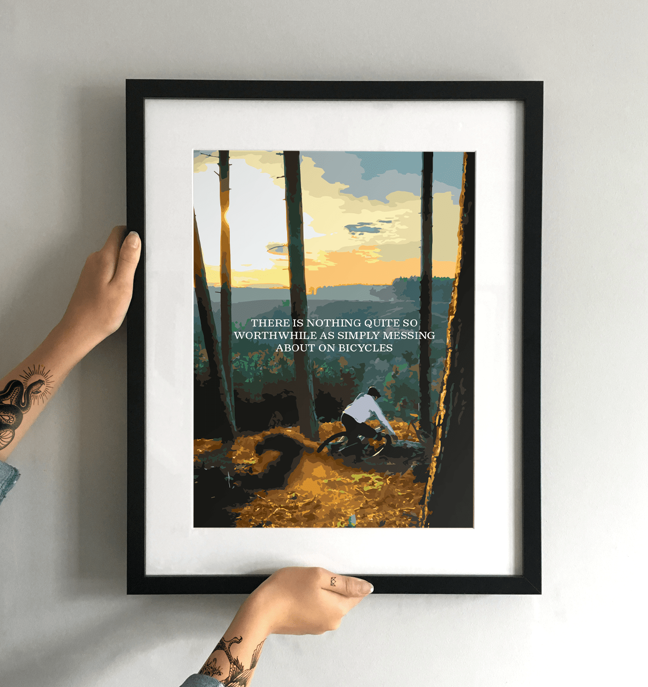 Nothing Quite So Simple Art Print - TrailMaps.co.uk