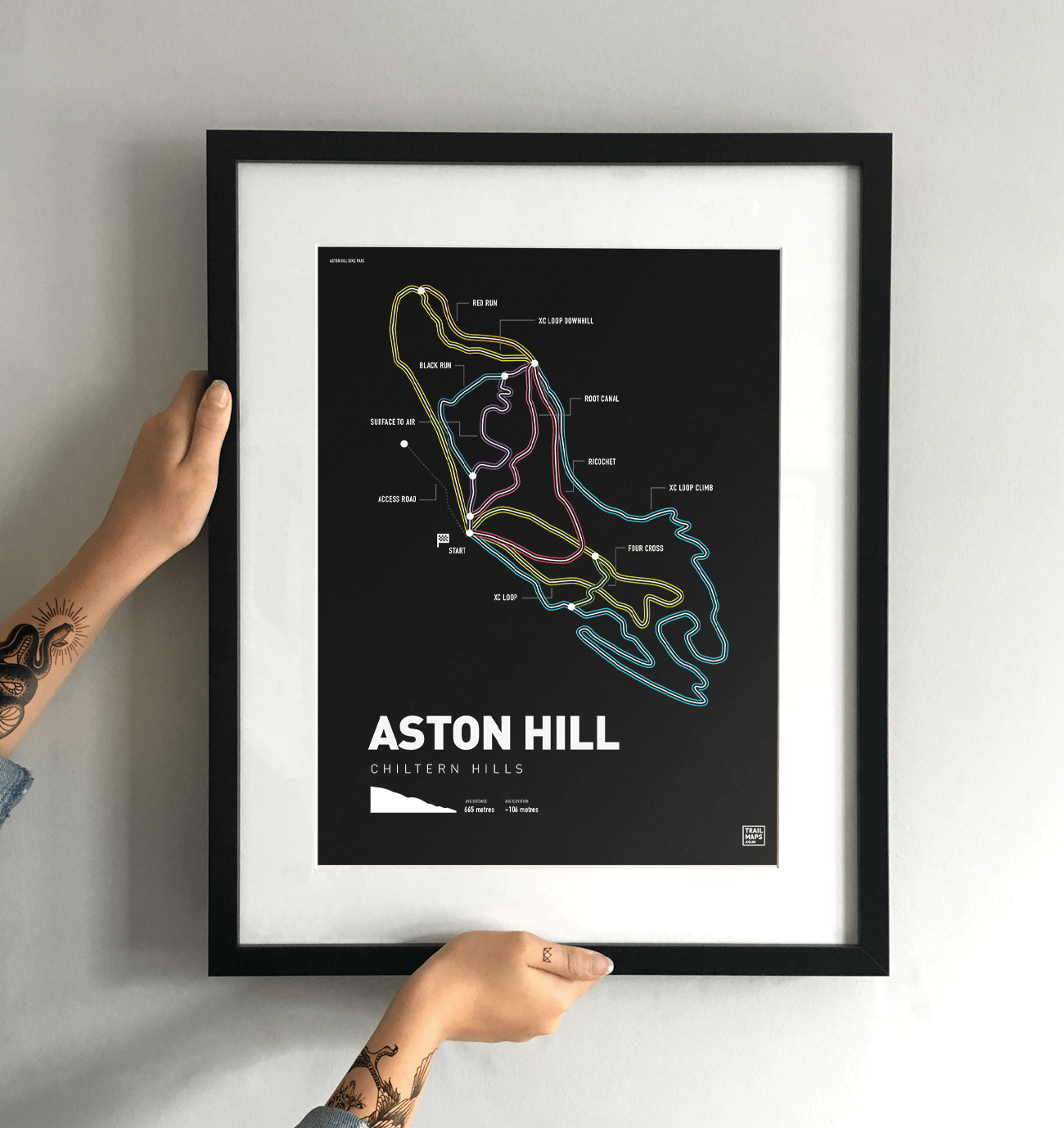 Aston Hill Bike Park Art Print