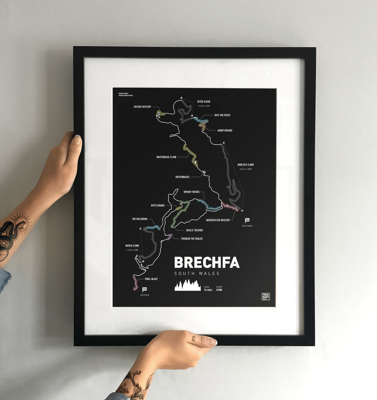 Brechfa Forest - TrailMaps.co.uk