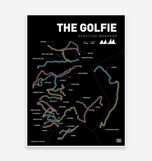 The Golfie, Innerleithen Art Print