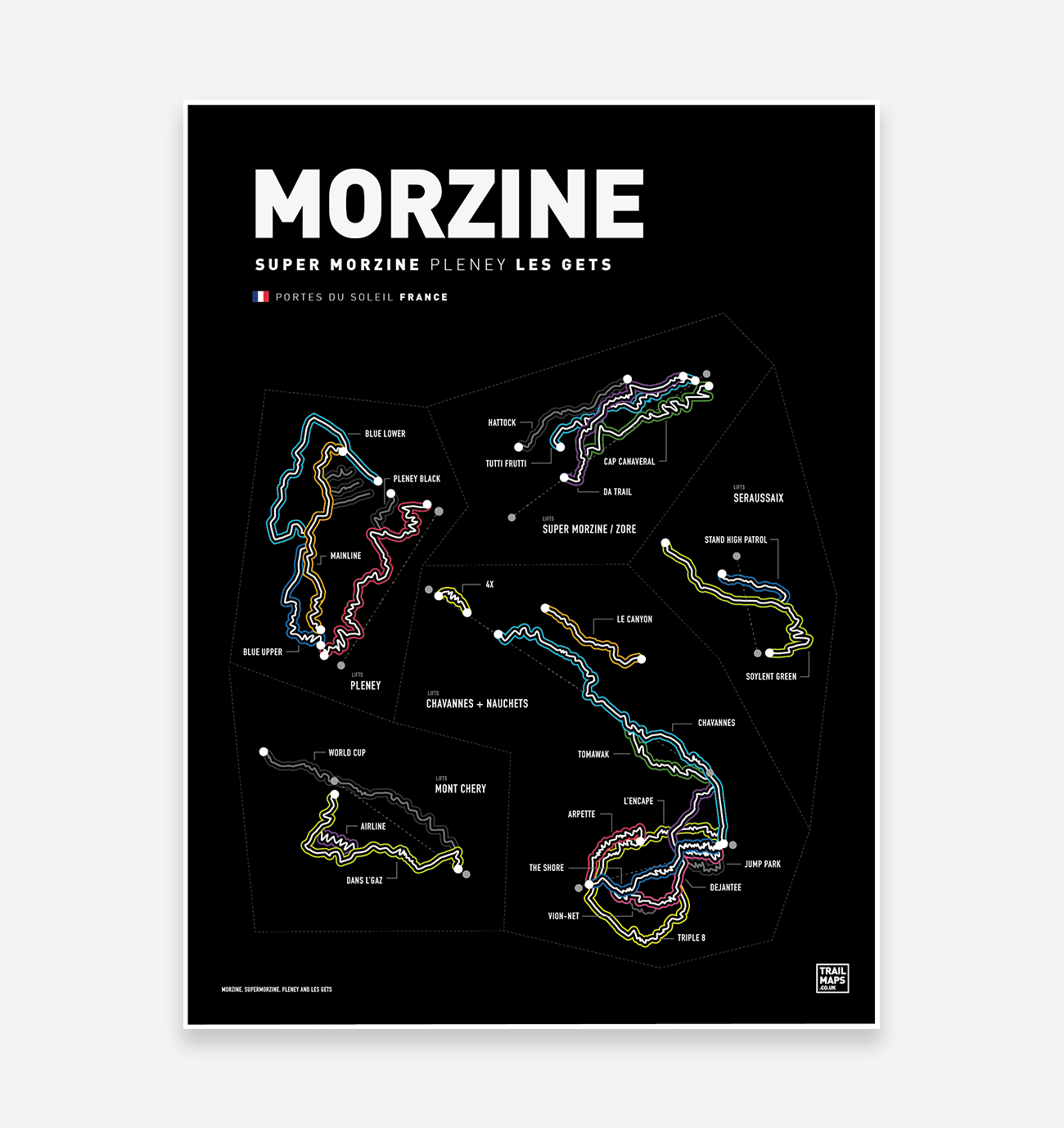 Morzine & Les Gets Art Print