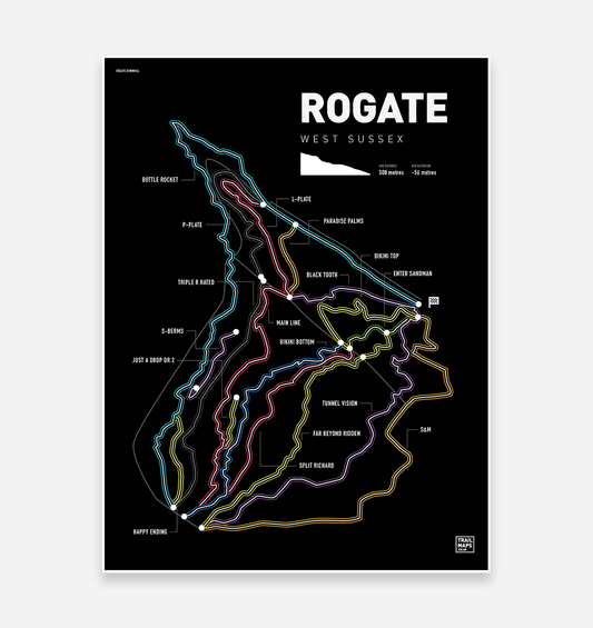 Rogate Bike Park Kunstdruck