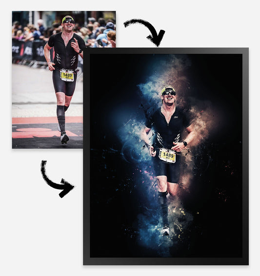 Running Photo Retouch Artwork