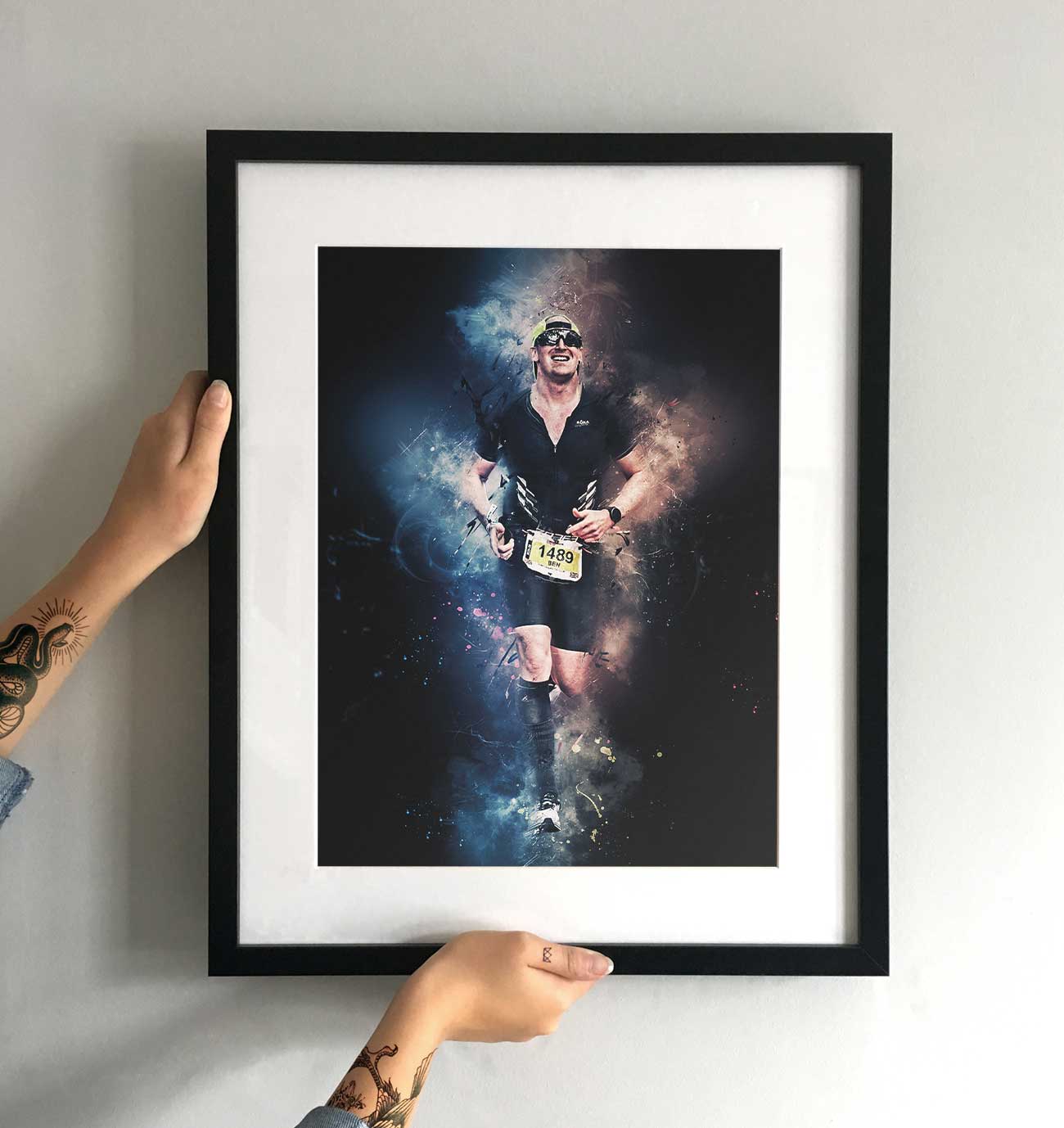 Motocross-Foto-Retusche-Grafik
