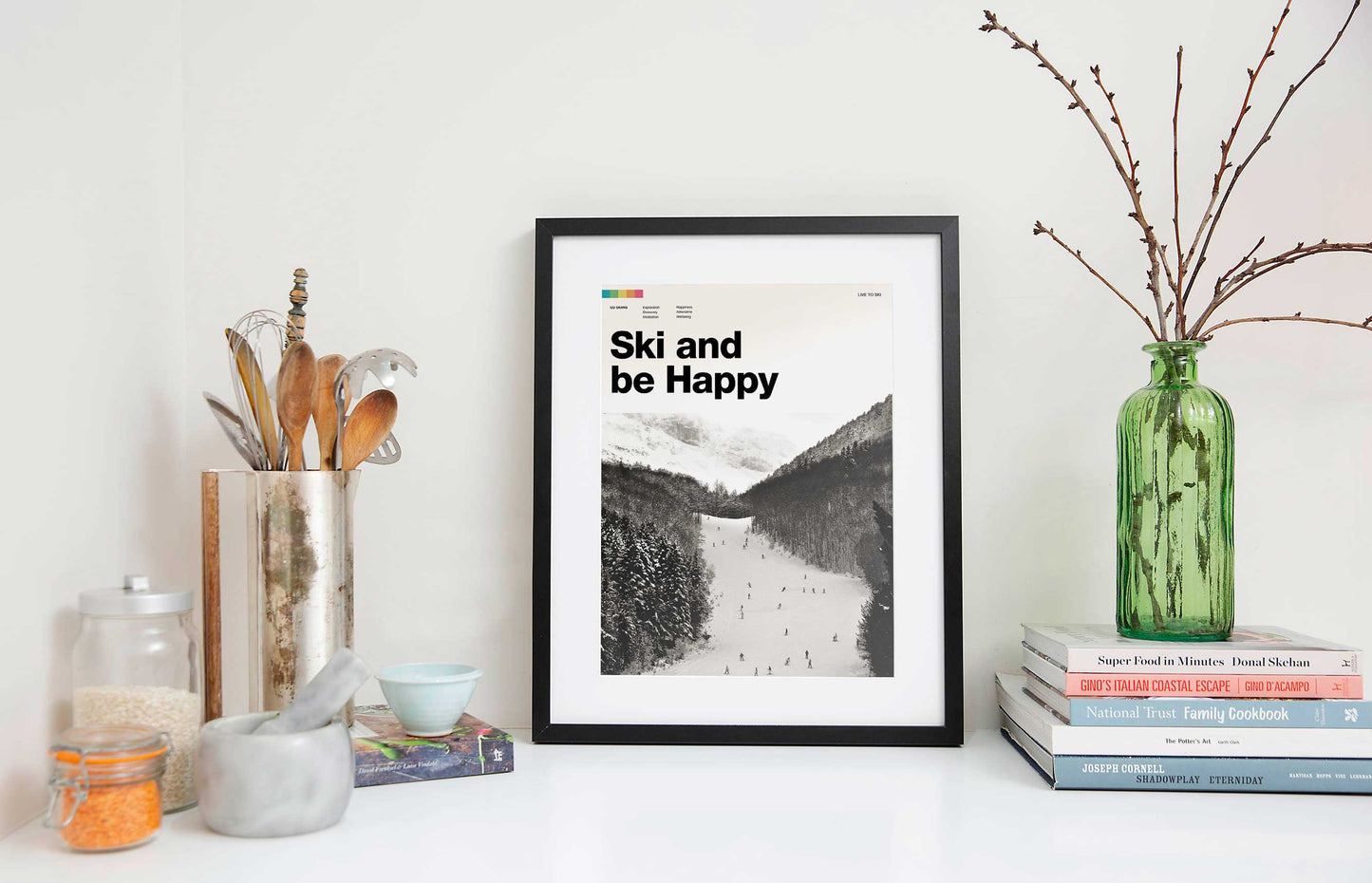 Keep Running Be Happy - Kunstdruck für Läufer