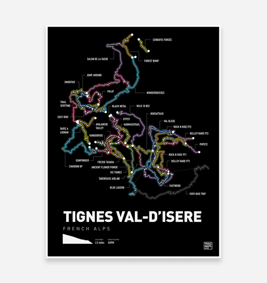 Tignes Val D'Isere Art Print