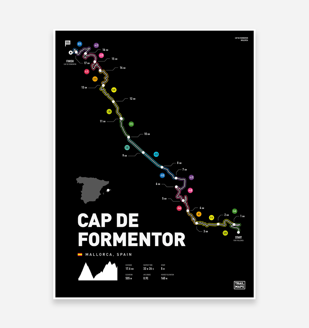 Cap De Formentor Art Print - TrailMaps