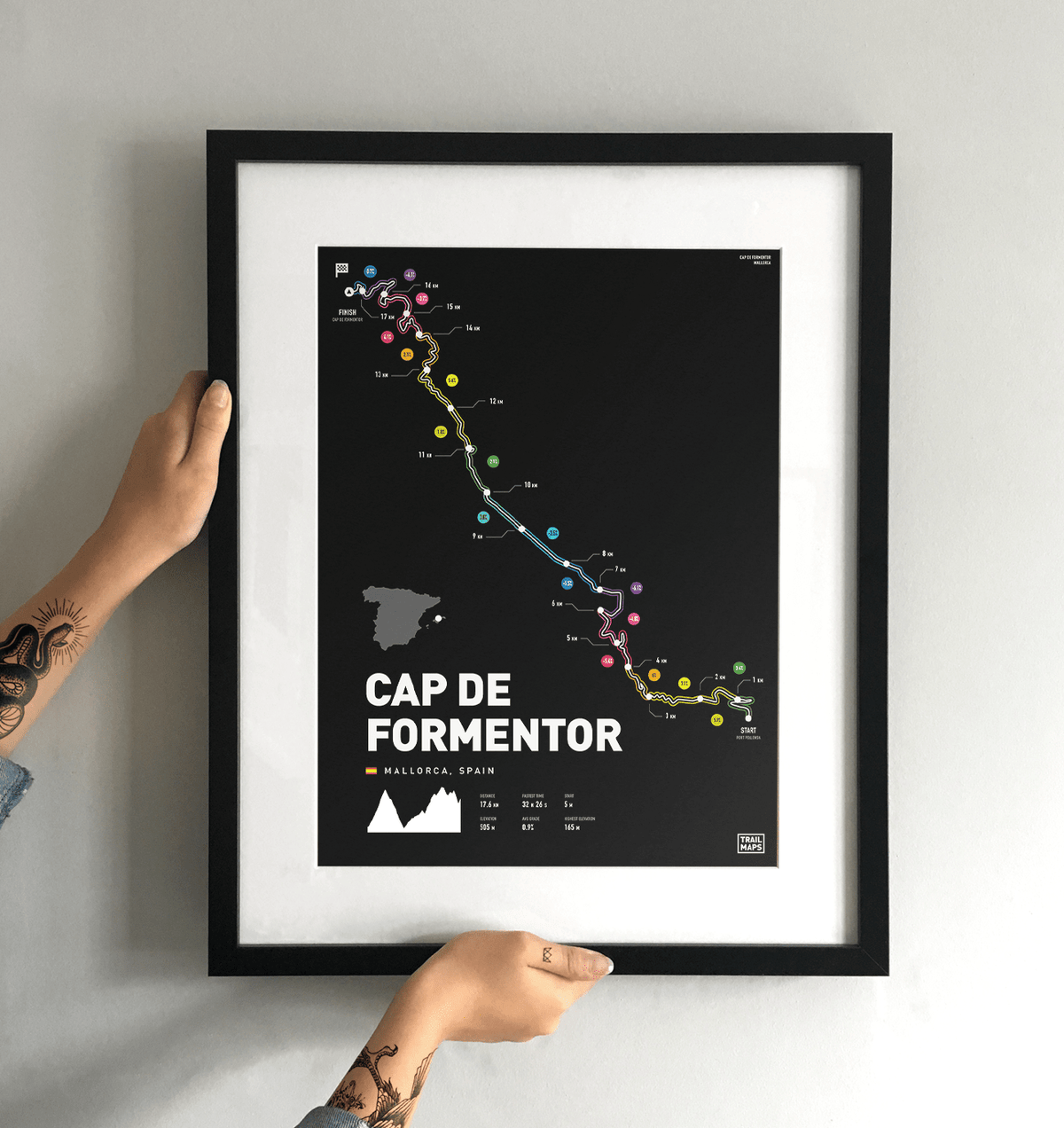 Cap De Formentor Art Print - TrailMaps