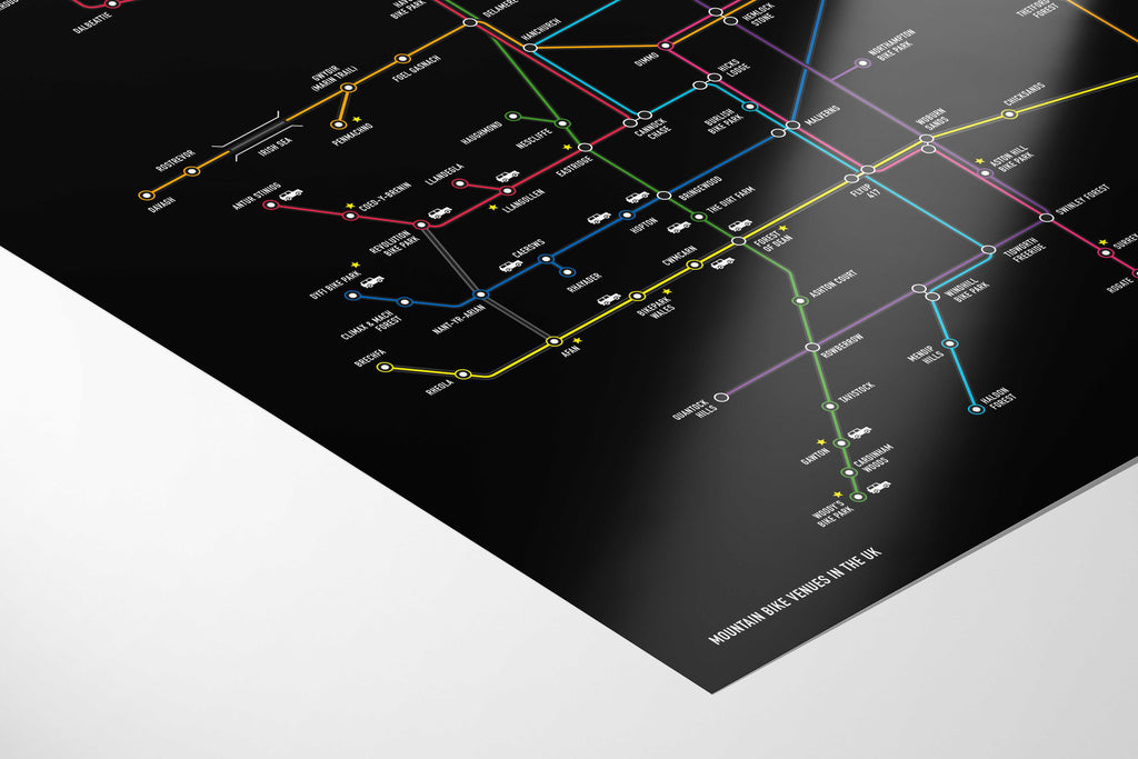 Mountain Bike Map of Britain - TrailMaps