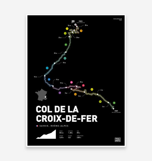 Col De La Croix-De-Fer Art Print