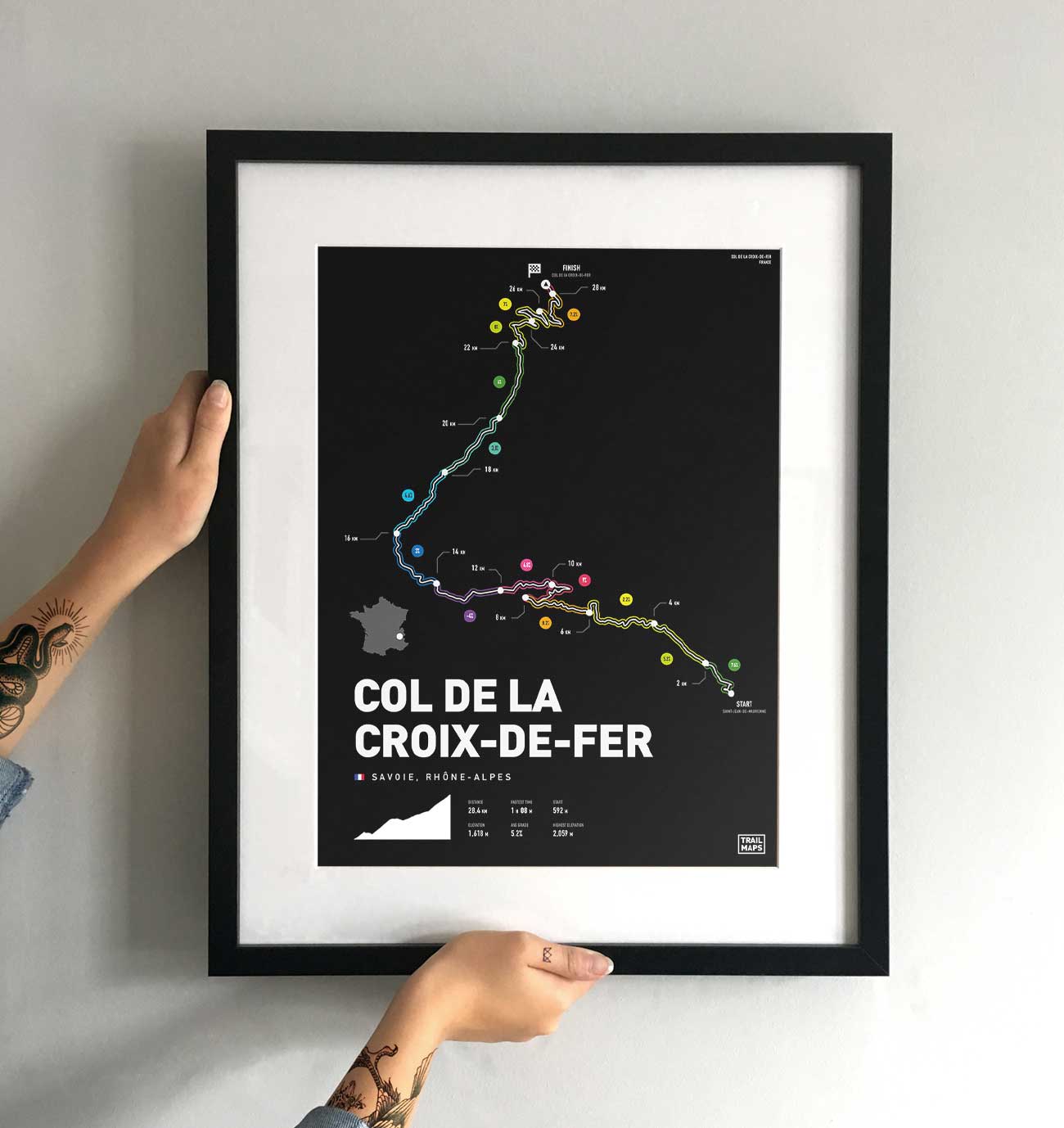 Col Du Galibier Kunstdruck