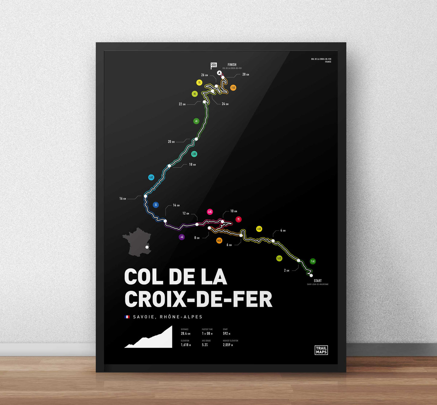 Col Du Galibier Kunstdruck
