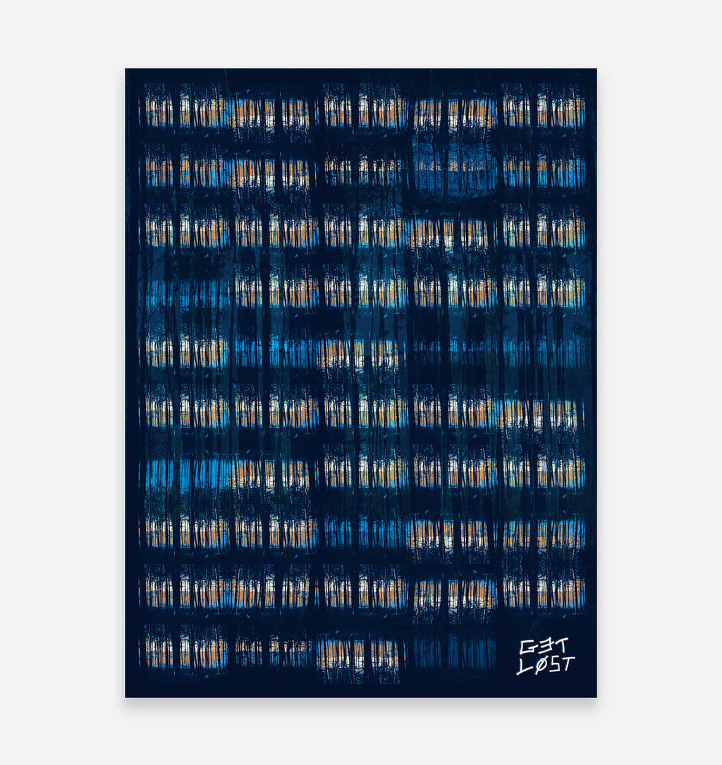 Get Lost in the Trees Art Print - TrailMaps
