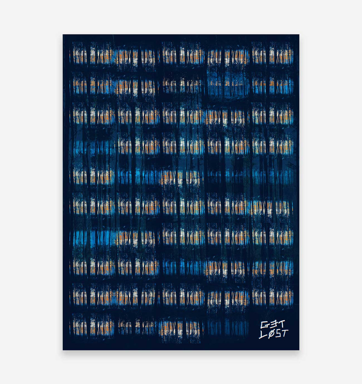 Get Lost in the Trees Art Print - TrailMaps