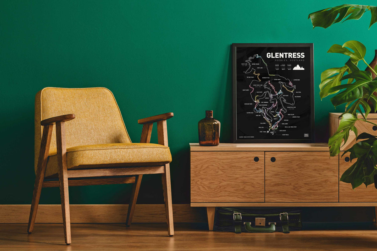 Glentress Art Print - TrailMaps