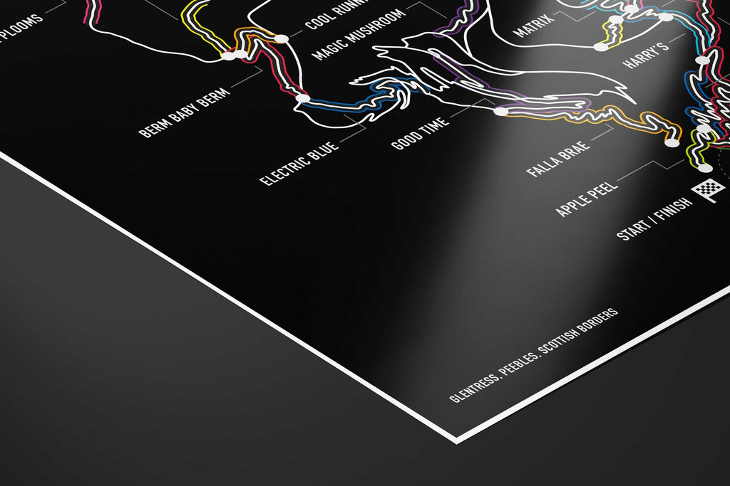 Glentress Art Print - TrailMaps