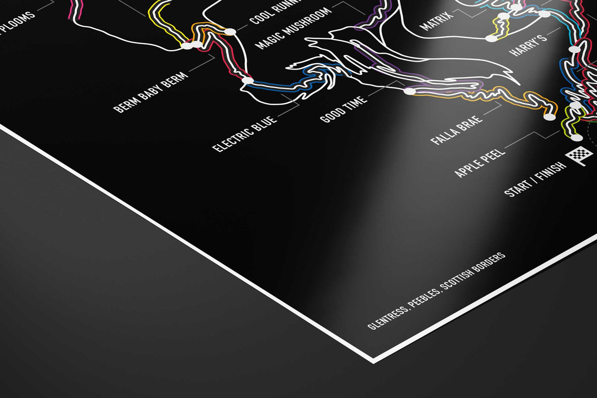 Glentress Art Print - TrailMaps
