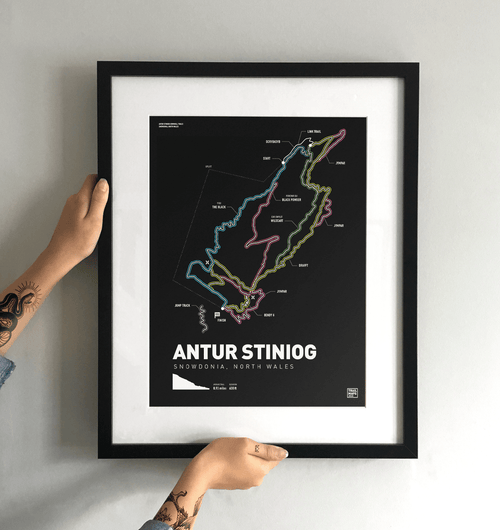 Antur Stiniog Art Print - TrailMaps.co.uk