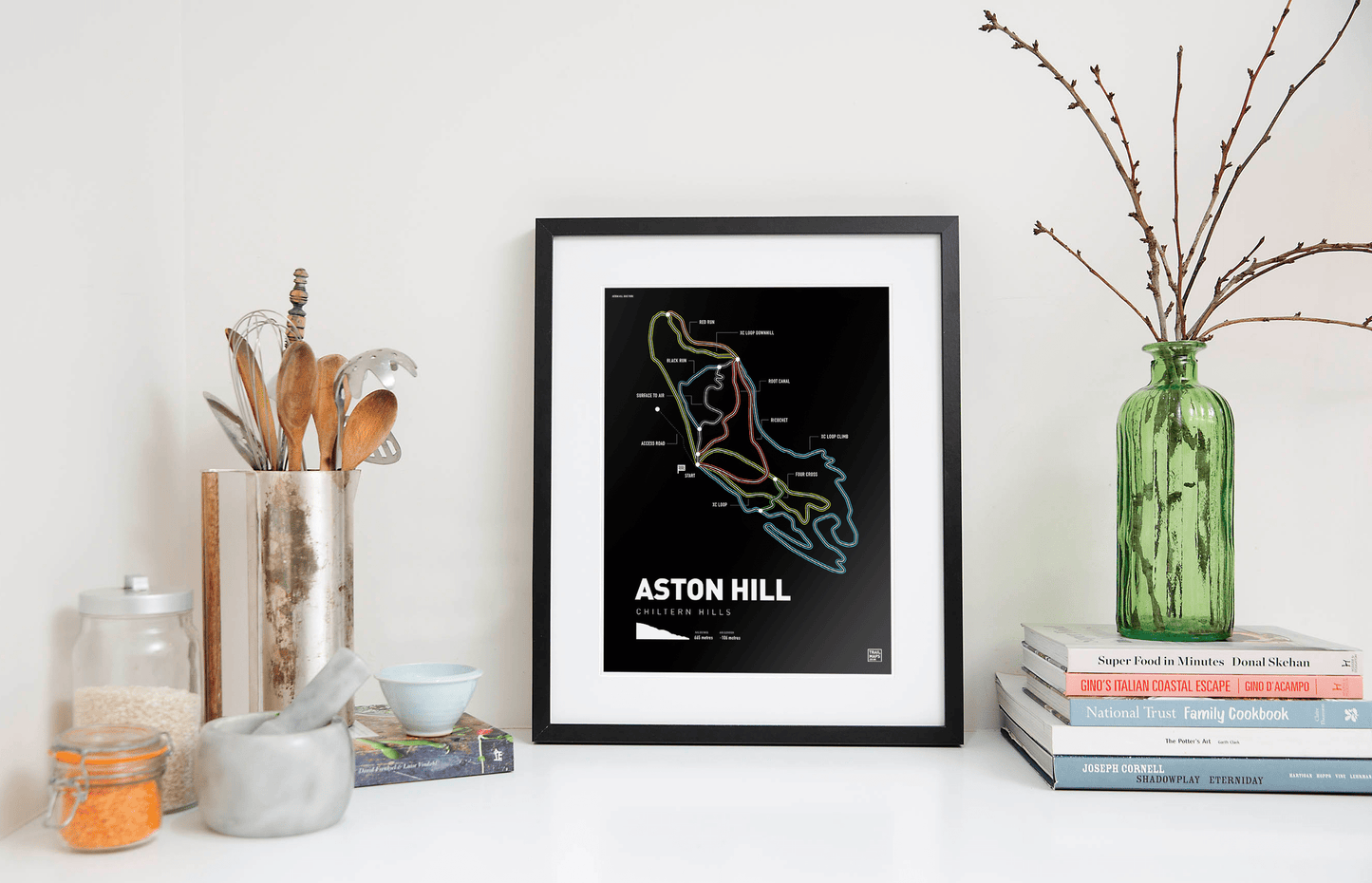 Aston Hill Bike Park Art Print