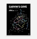 Carvin's Cove Virginia Mountain Bike Art Print - TrailMaps