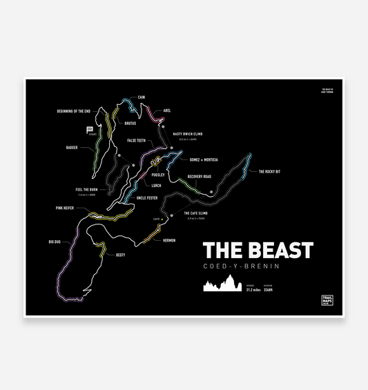 The Beast at Coed Y Brenin - TrailMaps.co.uk