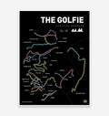 The Golfie, Innerleithen Art Print - TrailMaps