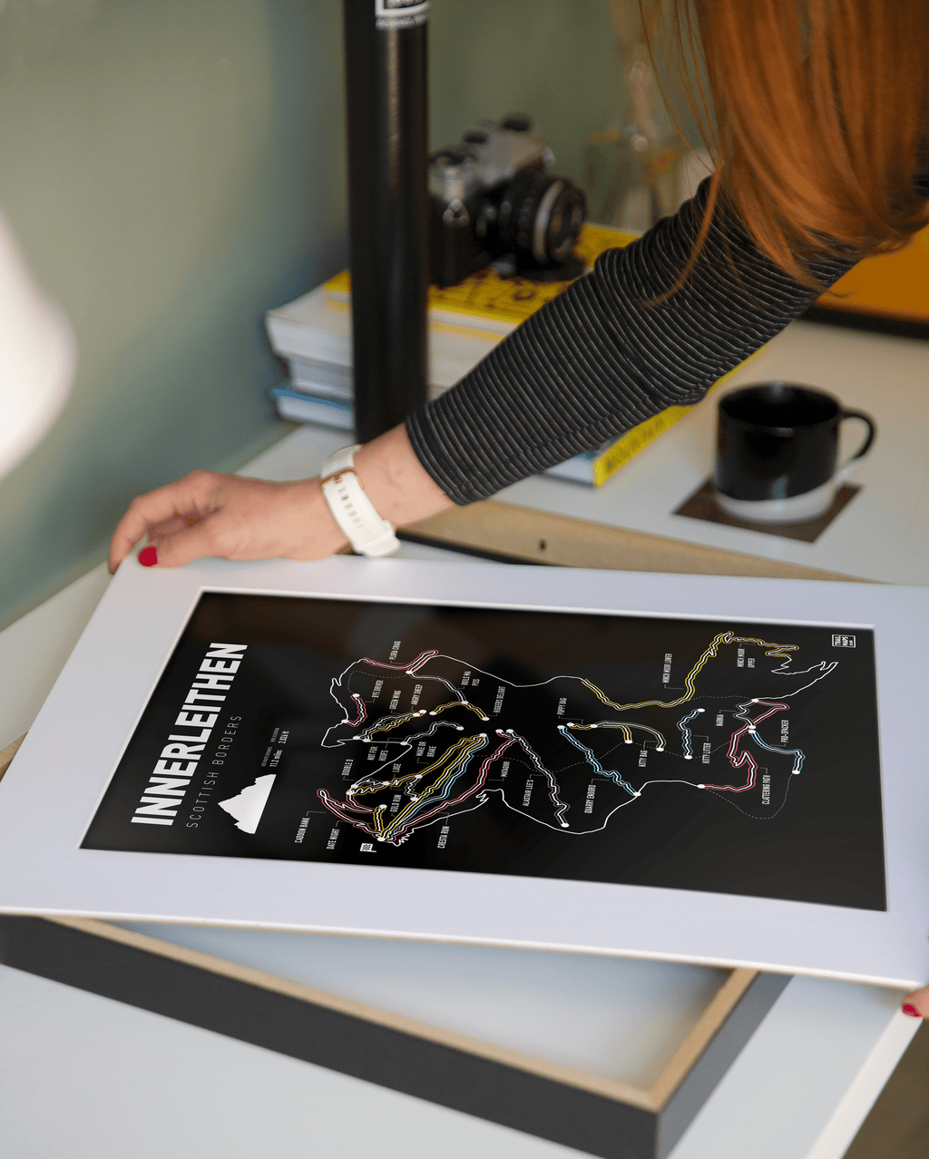 Innerleithen Art Print - TrailMaps