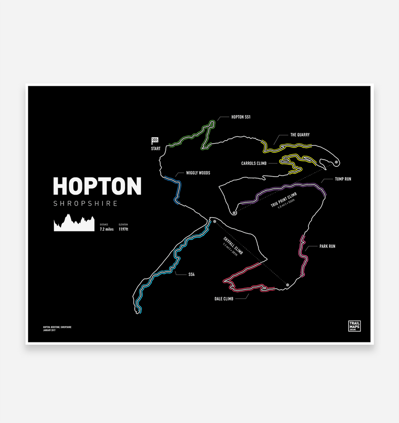 Hopton Trail Map Print – TrailMaps