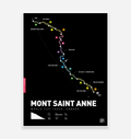 Mont Saint Anne World Cup Art Print - TrailMaps.co.uk