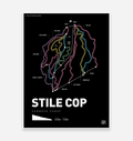 Stile Cop Cannock Chase Art Print - TrailMaps