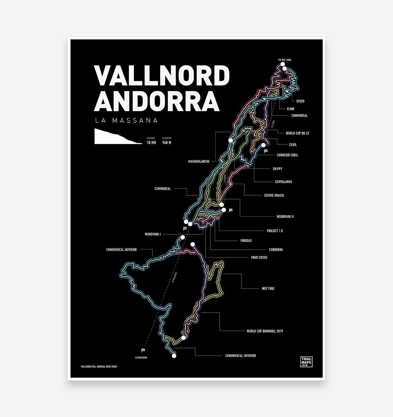 Vallnord Andorra Kunstdruck