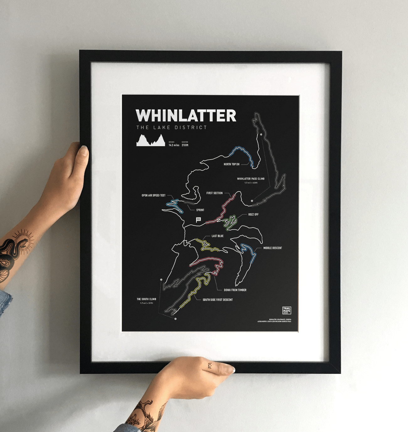 Whinlatter Art Print - TrailMaps.co.uk